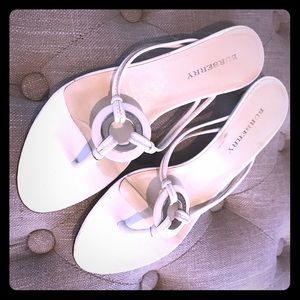 Burberry Authentic White Sandals 6
